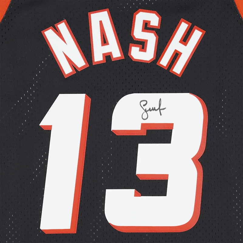 Steve Nash Phoenix Suns Autographed Mitchell & Ness Black 1996-97 Swingman Jersey