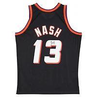 Steve Nash Phoenix Suns Autographed Mitchell & Ness Black 1996-97 Swingman Jersey