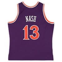 Steve Nash Phoenix Suns Autographed Mitchell & Ness Purple 2005-06 Swingman Jersey