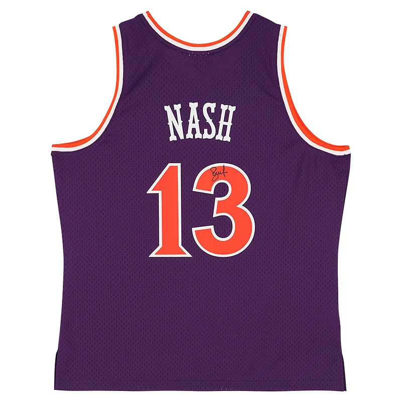 Steve Nash Phoenix Suns Autographed Mitchell & Ness Purple 2005-06 Swingman Jersey