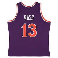 Steve Nash Phoenix Suns Autographed Mitchell & Ness Purple 2005-06 Swingman Jersey