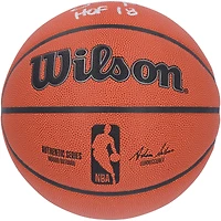 Steve Nash Phoenix Suns Autographed Wilson Authentic Series Indoor/Outdoor Basketball with "HOF 18" Inscription