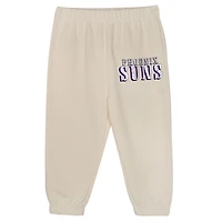 Ensemble sweat à capuche et pantalon surdimensionnés pour tout-petits Mitchell & Ness crème Phoenix Suns Hang Time