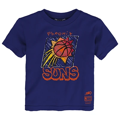 T-shirt violet Mitchell & Ness pour tout-petit, équipe préférée des Phoenix Suns