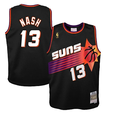 Maillot Swingman noir Mitchell & Ness Steve Nash Phoenix Suns 1996/97 pour tout-petit