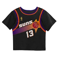 Ensemble t-shirt et short 2 pièces Mitchell & Ness Steve Nash noir Phoenix Suns pour tout-petit