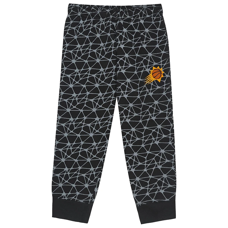 Ensemble sweat-shirt et pantalon en polaire noir Phoenix Suns Nothing But Net pour tout-petit Outerstuff