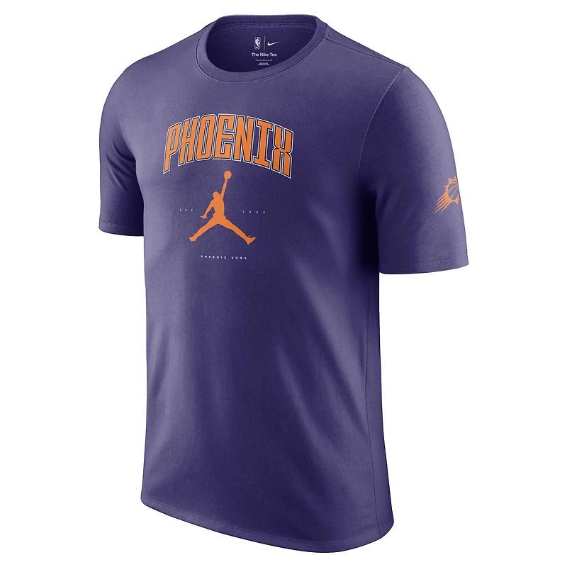 Unisex Jordan Brand Purple Phoenix Suns Essential Cities T-Shirt