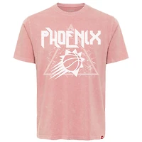 Unisex Sportiqe  Pink Phoenix Suns Distressed Rock & Roll Collection Angus Premium Mineral Wash T-Shirt