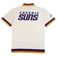 Unisex Authmade Cream Phoenix Suns Solar Flare Knit Shirt