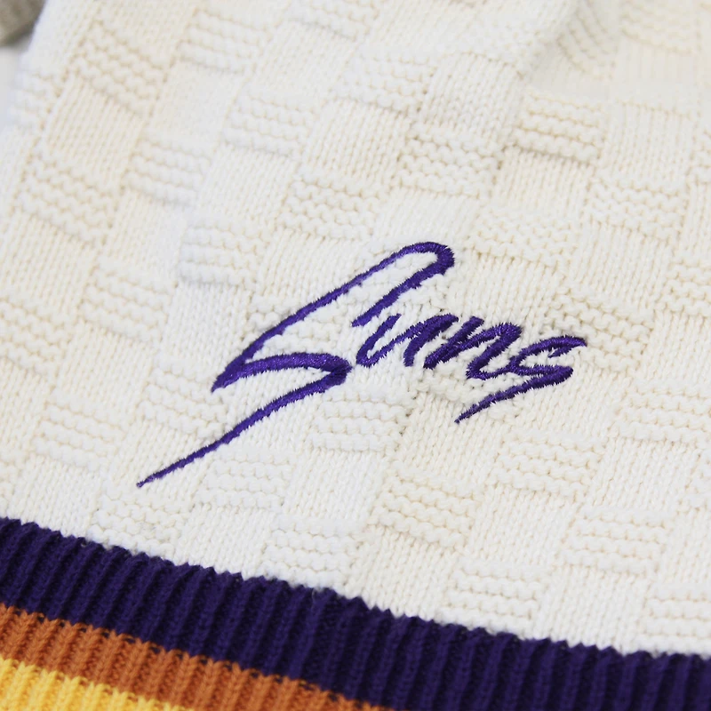 Unisex Authmade Cream Phoenix Suns Solar Flare Knit Shirt