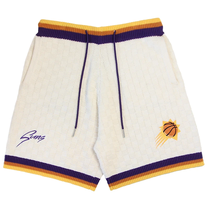 Unisex Authmade  Cream Phoenix Suns Solar Flare Premium Knit Shorts