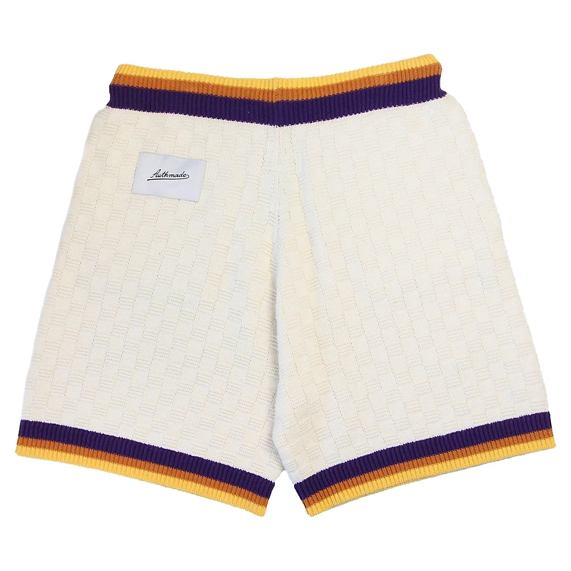 Unisex Authmade  Cream Phoenix Suns Solar Flare Premium Knit Shorts