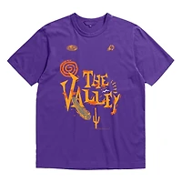 Unisex Bleacher Report x Mitchell & Ness Purple Phoenix Suns World Tour T-Shirt