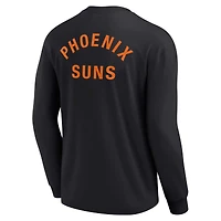 Unisex Fanatics Black Phoenix Suns Elements Super Soft Long Sleeve T-Shirt