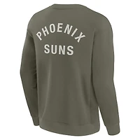 Sweat-shirt unisexe Fanatics Olive Phoenix Suns Elements en polaire ultra douce
