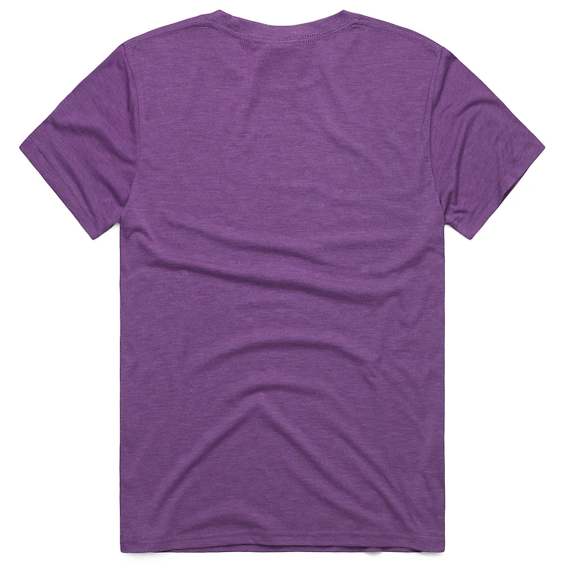 T-shirt unisexe hommage Devin Booker Purple Phoenix Suns 2024/25 City Edition Caricature Tri-Blend