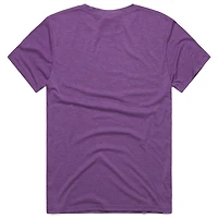 T-shirt unisexe hommage Devin Booker Purple Phoenix Suns 2024/25 City Edition Caricature Tri-Blend