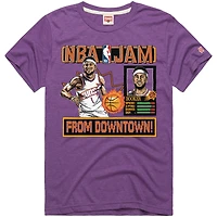 Unisex Homage Devin Booker Purple Phoenix Suns NBA Jam Tri-Blend T-Shirt