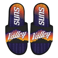 Sandales unisexe ISlide noires Phoenix Suns édition City 2025/26 en gel