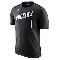 Unisex Jordan Brand Devin Booker Black Phoenix Suns Name & Number T-Shirt - Statement Edition