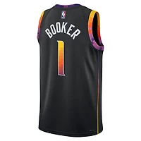 Unisexe Jordan Brand Devin Booker Maillot Phoenix Suns Swingman Noir - Édition Statement