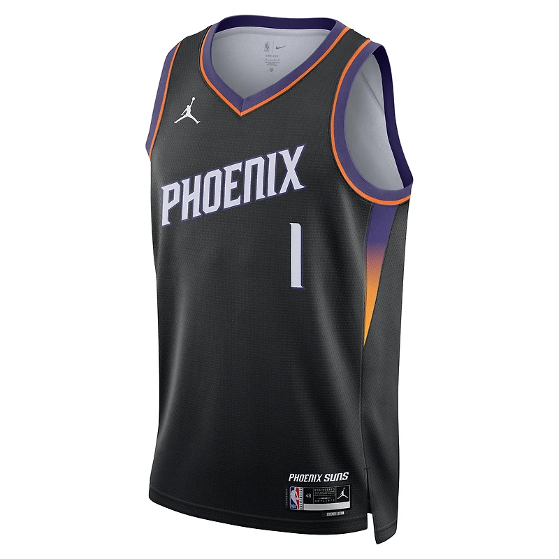 Unisex Jordan Brand Devin Booker Black Phoenix Suns Swingman Jersey - Statement Edition