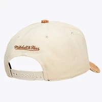 Unisex Mitchell & Ness Cream/Orange Phoenix Suns Faded Pro Snapback Hat