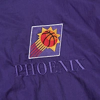 Veste coupe-vent unisexe Mitchell & Ness Purple Phoenix Suns Hardwood Classics Team OG 3.0 Anorak à demi-zip
