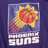 Veste coupe-vent unisexe Mitchell & Ness Purple Phoenix Suns Hardwood Classics Team OG 3.0 Anorak à demi-zip