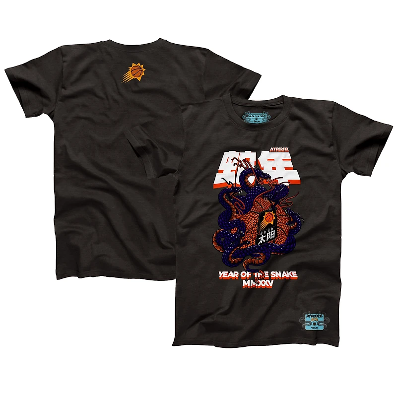 Unisex NBALab x Hyperfly Heather Black Phoenix Suns Year of the Snake Lunar New Collection T-Shirt