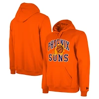 Sweat à capuche unisexe New Era orange Phoenix Suns saison 2023/24 édition Tip-Off
