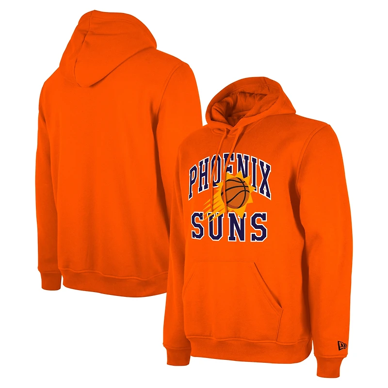 Unisex New Era Orange Phoenix Suns 2023/24 Season Tip-Off Edition Pullover Hoodie