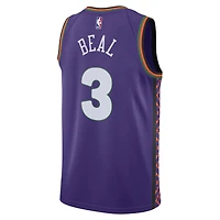 Maillot de joueur Nike unisexe Bradley Beal Purple Phoenix Suns 2024/25 Swingman - Édition City