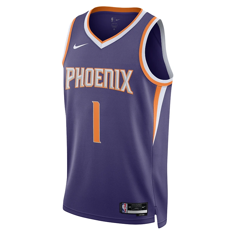 Maillot unisexe Nike Devin Booker violet Phoenix Suns Swingman