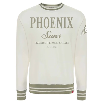 Unisex Sportiqe  Cream Phoenix Suns Athletic Club Collection Ellington Premium Sweatshirt