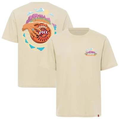 T-shirt unisexe Sportiqe Cream Phoenix Suns The Land Artist Series Duke Premium