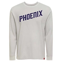 Unisex Sportiqe  Gray Phoenix Suns Afton Thermal Long Sleeve T-Shirt