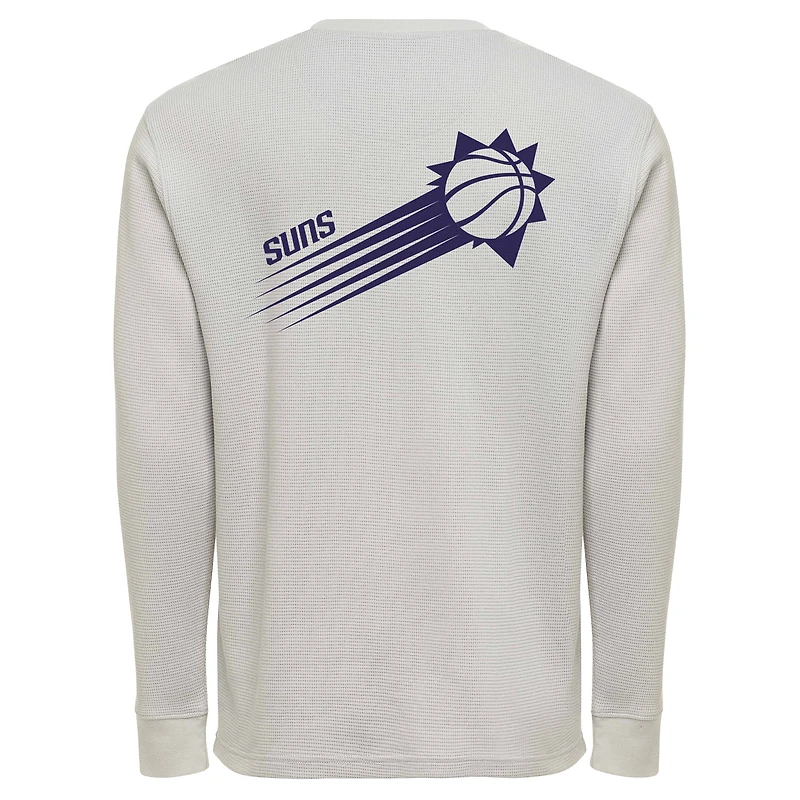 T-shirt thermique unisexe à manches longues Sportiqe gris Phoenix Suns Afton