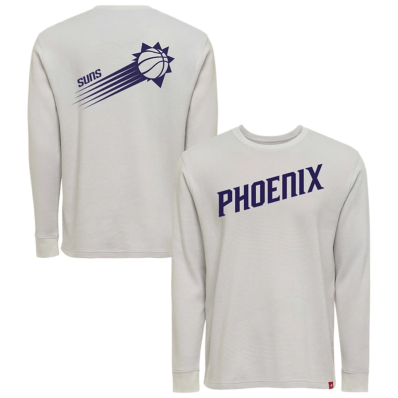 Unisex Sportiqe Gray Phoenix Suns Afton Thermal Long Sleeve T-Shirt