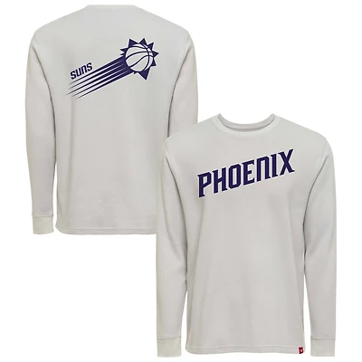Unisex Sportiqe  Gray Phoenix Suns Afton Thermal Long Sleeve T-Shirt