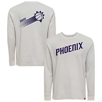 Unisex Sportiqe  Gray Phoenix Suns Afton Thermal Long Sleeve T-Shirt