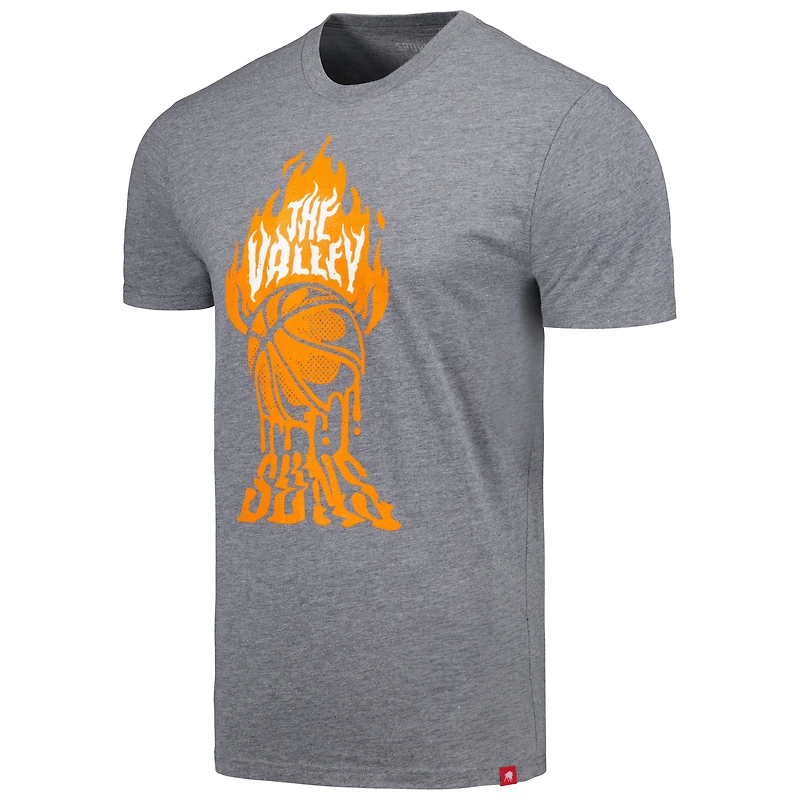 T-shirt confortable Tri-Blend Sportiqe Phoenix Suns The Valley unisexe gris