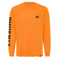 T-shirt unisexe Sportiqe Orange Phoenix Suns Wales Heavyweight Pocket à manches longues
