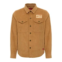 Veste unisexe Sportiqe Tan Phoenix Suns Bodie en velours côtelé à boutons-pression