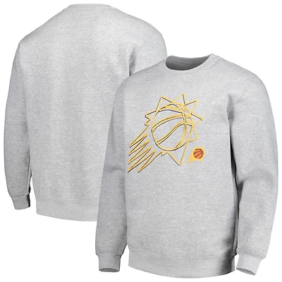 Sweat à capuche unisexe Stadium Essentials Heather Grey Phoenix Suns Element Logo Pop