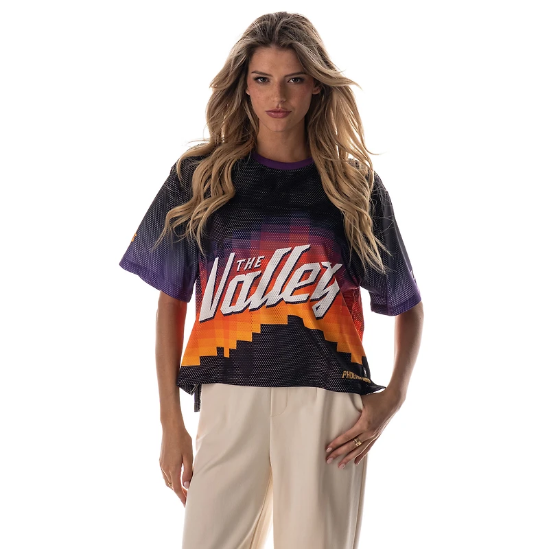 Unisex The Wild Collective Black Phoenix Suns 2025/26 City Edition Boxy Mesh T-Shirt