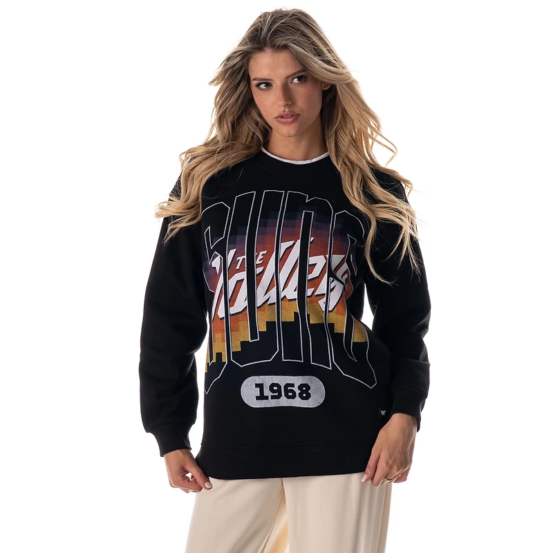 Unisex The Wild Collective Black Phoenix Suns 2025/26 City Edition Double Collar Fleece Sweatshirt