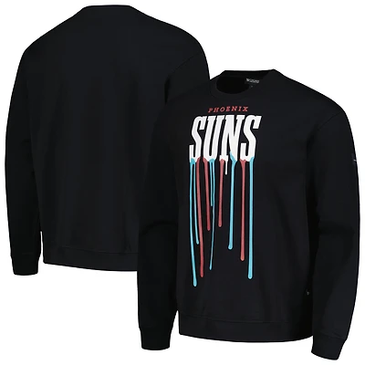 Unisex The Wild Collective Black Phoenix Suns Drip Pullover Sweatshirt