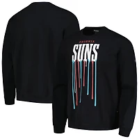Unisex The Wild Collective Black Phoenix Suns Drip Pullover Sweatshirt
